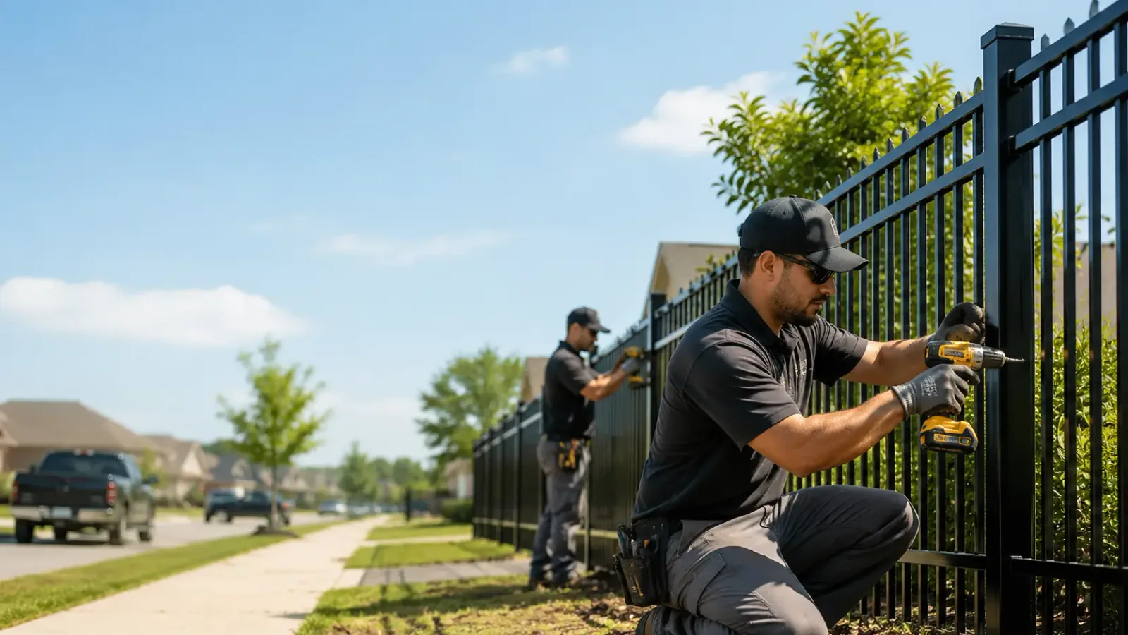 Metal Fence Installation in Williamsburg, IA